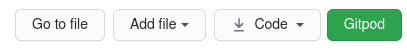 GitPod green button on GitHub